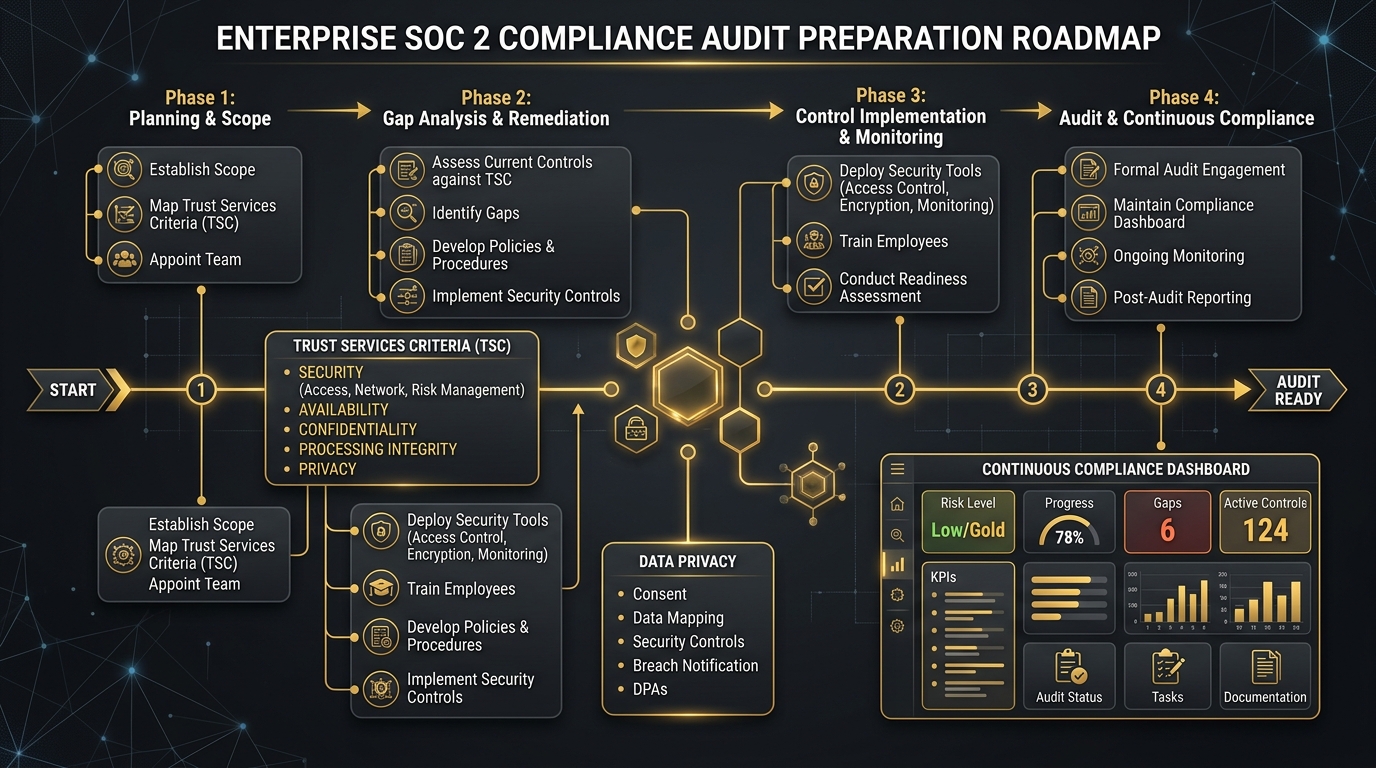 SOC 2 Type II in 90 Days: A Realistic Preparation Guide
